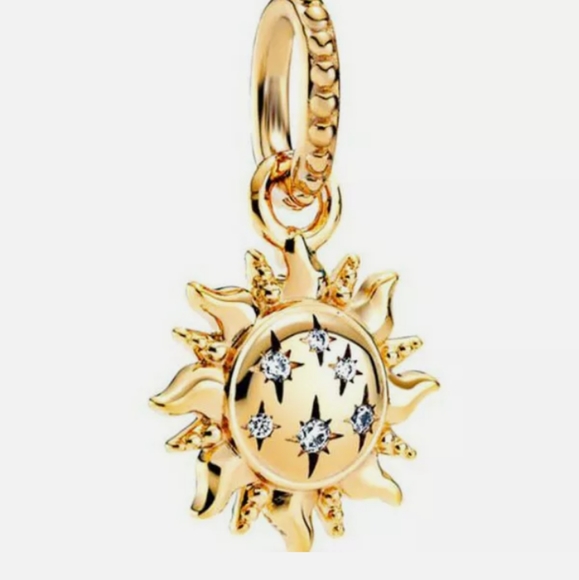 Golden Sun Charm - Picture 3 of 3